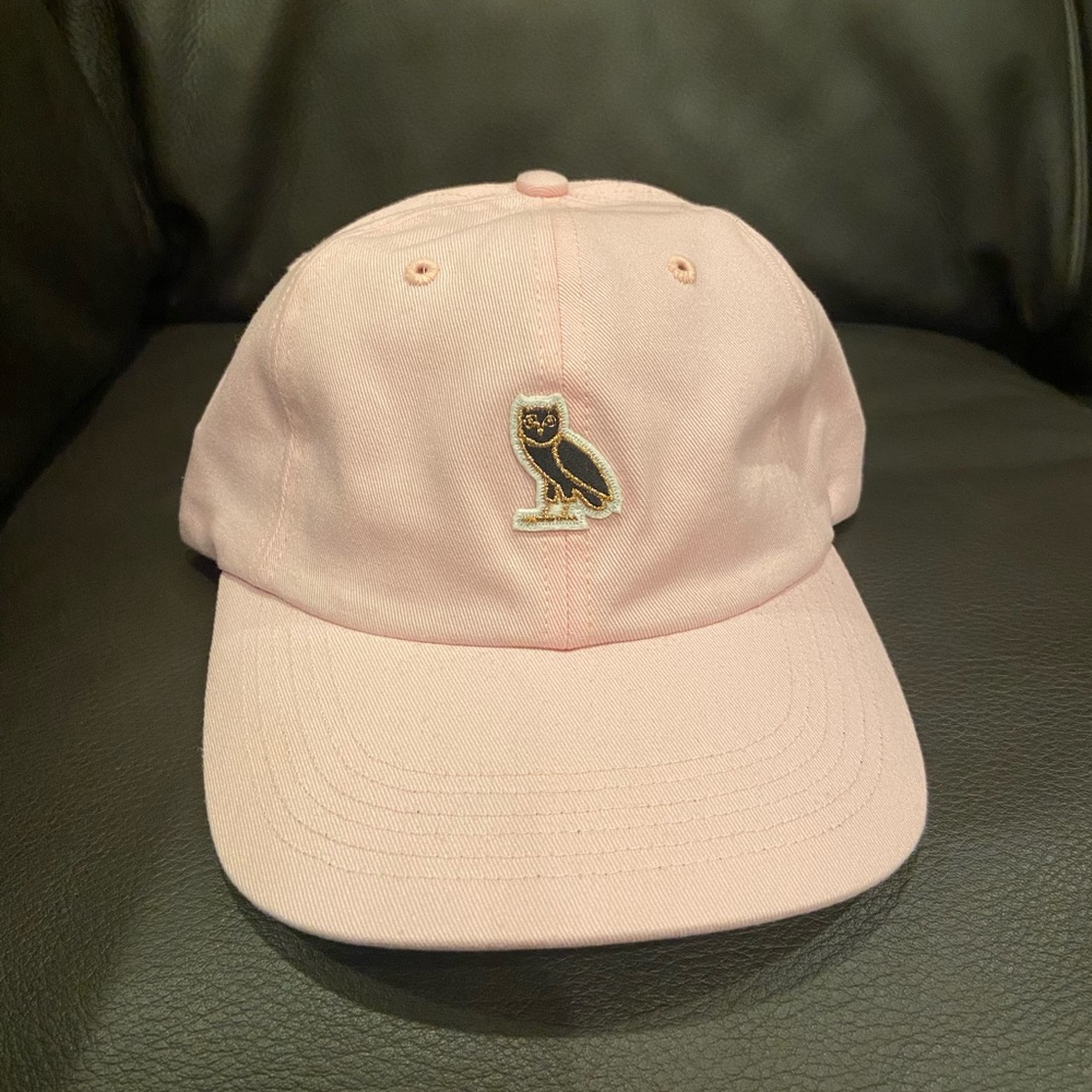 Octobers very own (OVO) pink one size fits all hat